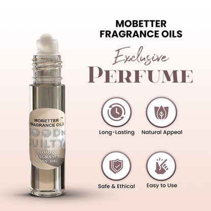 MOBETTER FRAGRANCE OILS Good But Guilty Women Perfume Fragrance Body Oil - 0.33 Fl Oz