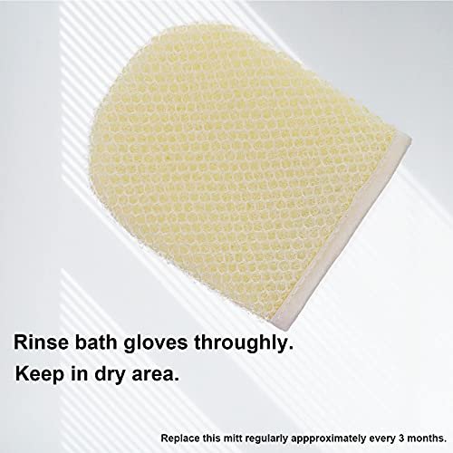 PPHAO Facial Cleansing Sponge - Exfoliating Facial Cleansing Cloths Gloves Mitts - Softweave Exfoliating Washcloths - 6 Pack - görsel 12