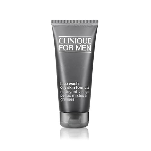 Clinique For Men Oil Control Face Wash Cleanser | Removes Excess Shine + Preps for Shaving | 6.7 Fl Oz Avelisse