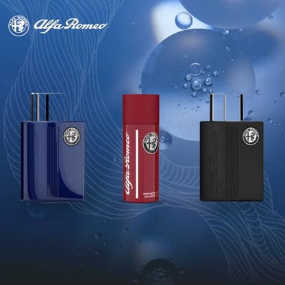 Alfa Romeo Black Men Eau de Toilette Spray, 4.2 oz