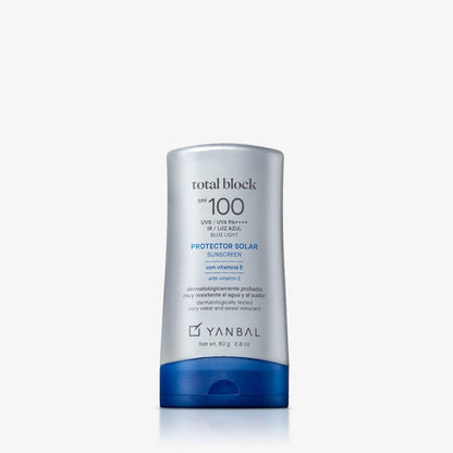 TOTAL BLOCK Sunblock SPF100 Blue Light RSF 99% High Protection by Yanbal Avelisse