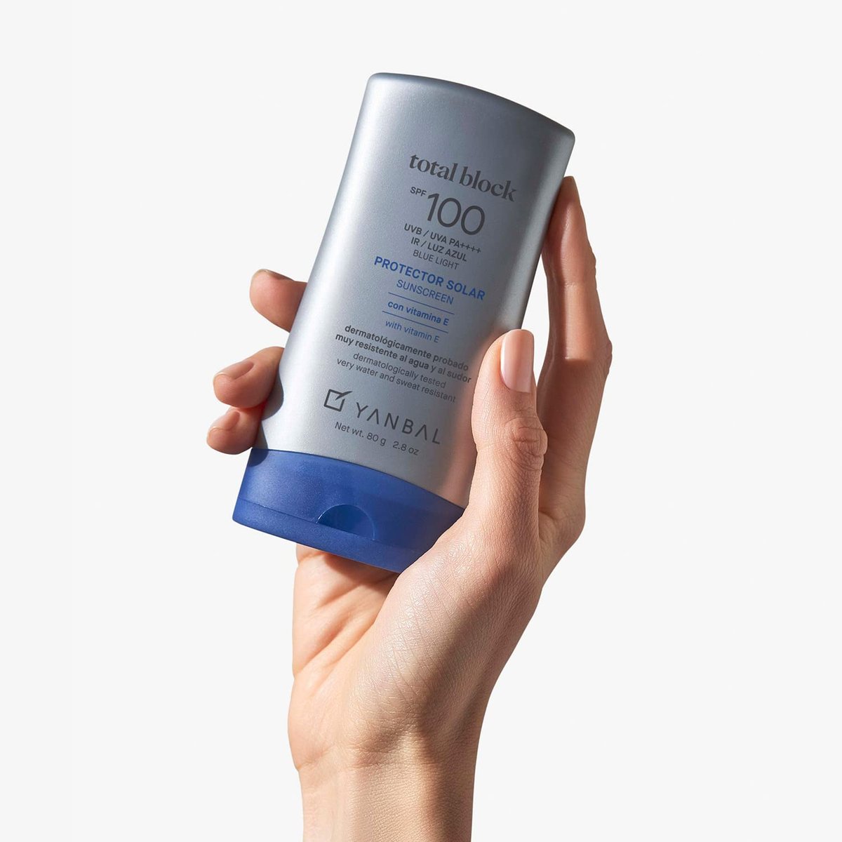 TOTAL BLOCK Sunblock SPF100 Blue Light RSF 99% High Protection by Yanbal Avelisse