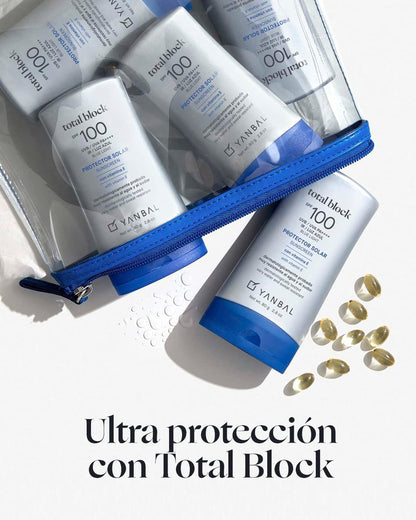 TOTAL BLOCK Sunblock SPF100 Blue Light RSF 99% High Protection by Yanbal Avelisse