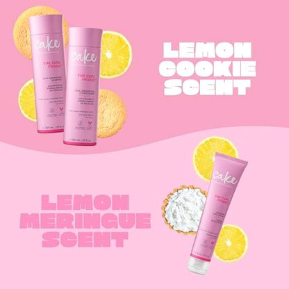 Cake Beauty Curl Friend Curl Defining Shampoo, Conditioner & Cream Set – Avocado & Argan Oil for Curly Hair, Anti-Frizz, Cruelty Free & Vegan Avelisse