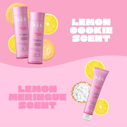 Cake Beauty Curl Friend Curl Defining Shampoo, Conditioner & Cream Set – Avocado & Argan Oil for Curly Hair, Anti-Frizz, Cruelty Free & Vegan Avelisse