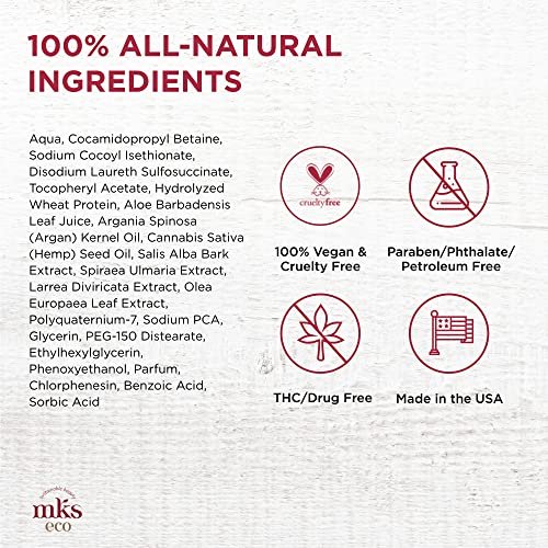 MKS eco Nourish Shampoo, Original Scent - 25 fl oz - Cleanses, Strengthens & Repairs Fine, Color Treated Hair - Moroccan Argan Oil & Hemp Seed Oil - Vegan, Cruelty Free - görsel 12