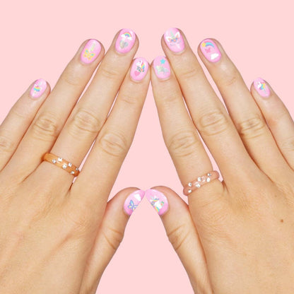 xo, Fetti Kids Unicorn Nail Stickers - 524 Decals | Birthday Party Favors & DIY Activity
