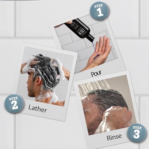 American Crew Daily Silver Shampoo for Men - Removes Brassy Tones, Naturally Derived, Vegan Formula, 8.4 fl oz Avelisse