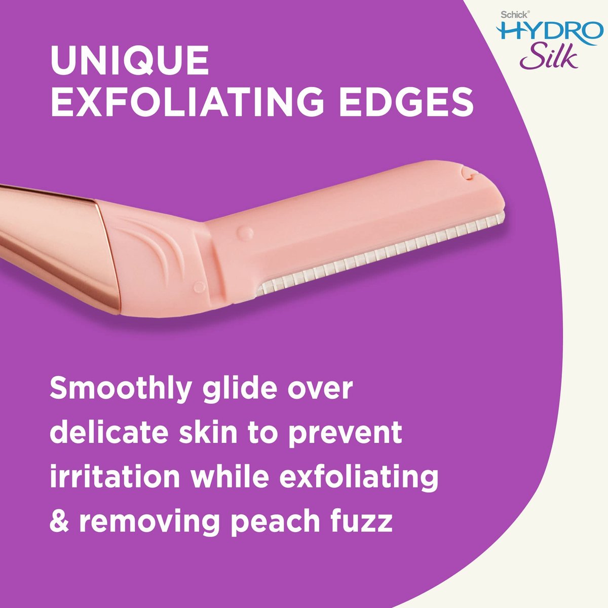 Schick Hydro Silk Dermaplaning Wand Refill Blades — 6 Count Precision Refills for Smooth, Radiant Skin Avelisse