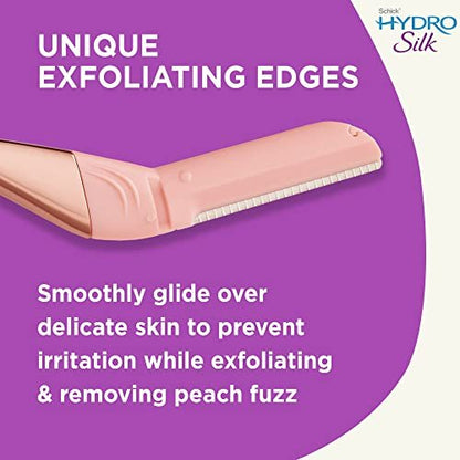 Schick Hydro Silk Dermaplaning Wand Refill Blades — 6 Count Precision Refills for Smooth, Radiant Skin Avelisse