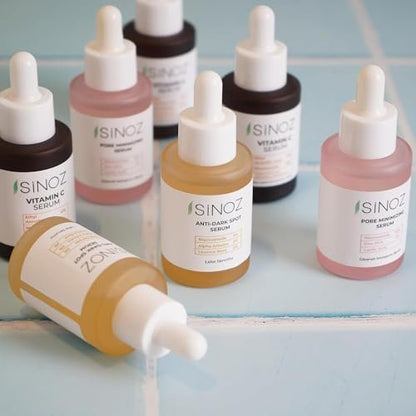 Sinoz Anti-Dark Spot Arbutin Skin Serum - Niacinamide 5% + Alpha Arbutin 2% - Fades Dark Spots & Brightens Uneven Skin Tone - Lightweight & Fast Absorbing - 30 ml