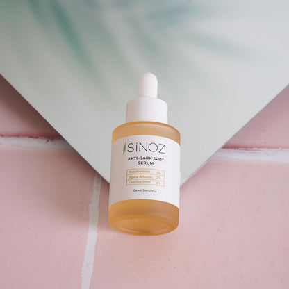 Sinoz Anti-Dark Spot Arbutin Skin Serum - Niacinamide 5% + Alpha Arbutin 2% - Fades Dark Spots & Brightens Uneven Skin Tone - Lightweight & Fast Absorbing - 30 ml