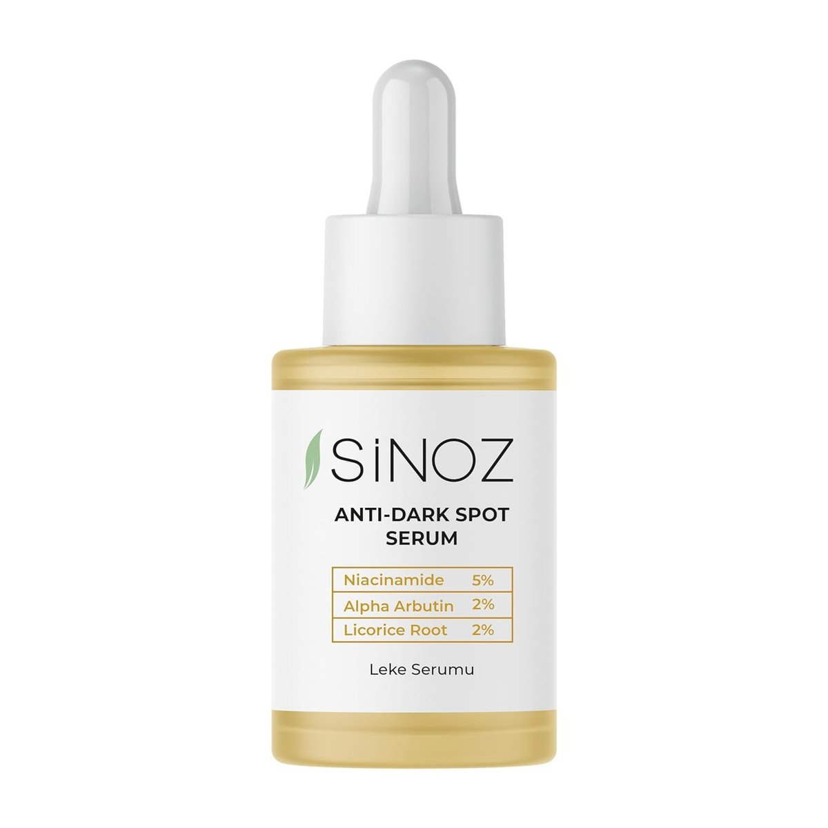 Sinoz Anti-Dark Spot Arbutin Skin Serum - Niacinamide 5% + Alpha Arbutin 2% - Fades Dark Spots & Brightens Uneven Skin Tone - Lightweight & Fast Absorbing - 30 ml - görsel 1