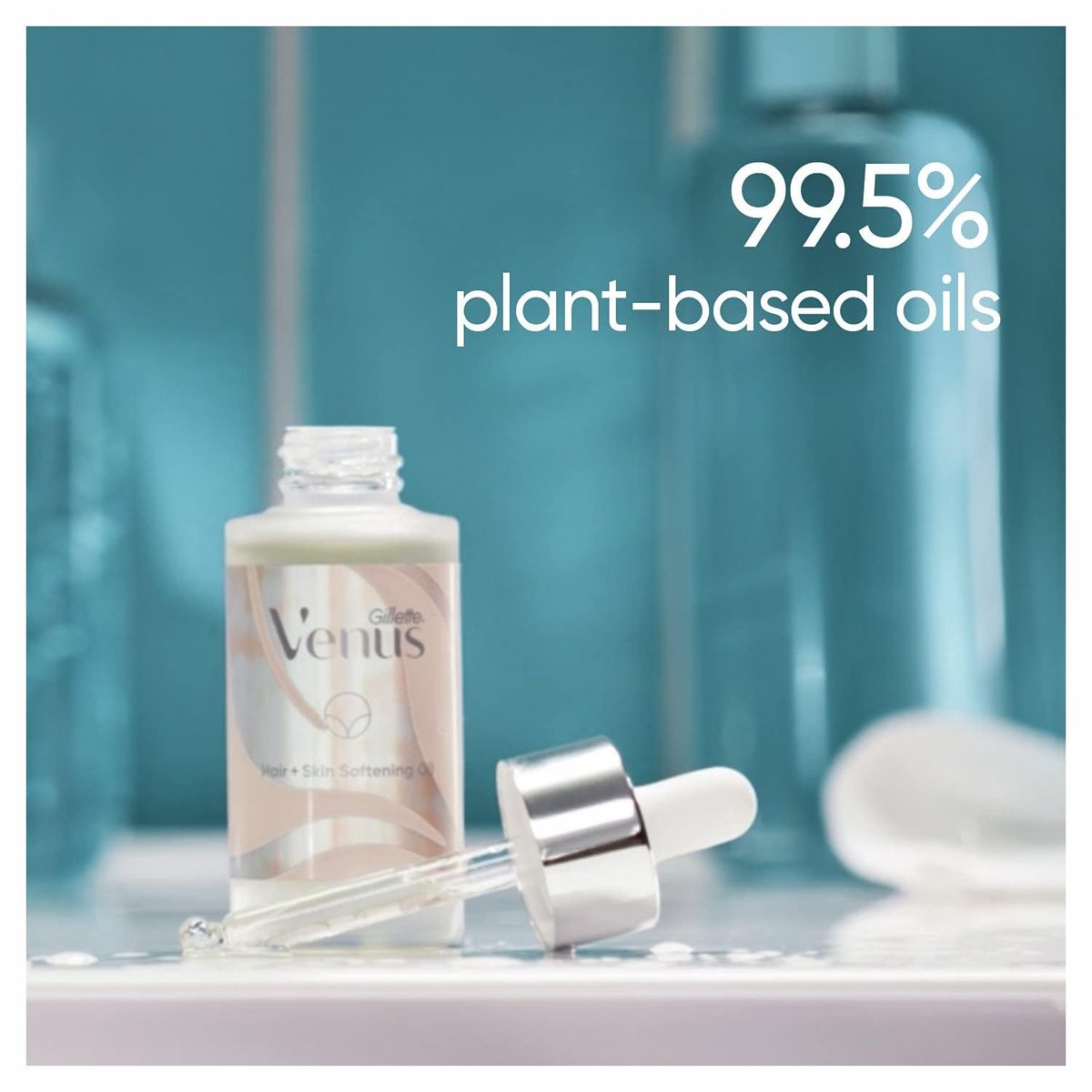 Gillette Venus Pubic Hair & Skin Softening Oil for Sensitive Areas, 1 oz Avelisse