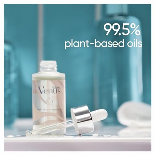 Gillette Venus Pubic Hair & Skin Softening Oil for Sensitive Areas, 1 oz Avelisse