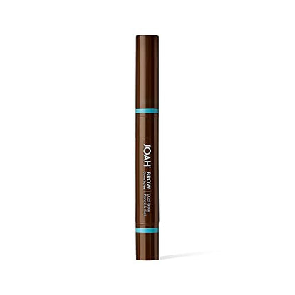 JOAH Brow Down To Me Dual Brow Pencil and Gel - Brunette - Long-Lasting Vegan Formula