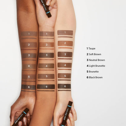 JOAH Brow Down To Me Dual Brow Pencil and Gel - Brunette - Long-Lasting Vegan Formula