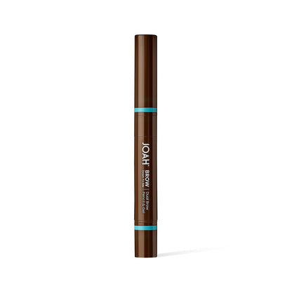 JOAH Brow Down To Me Dual Brow Pencil and Gel - Brunette - Long-Lasting Vegan Formula