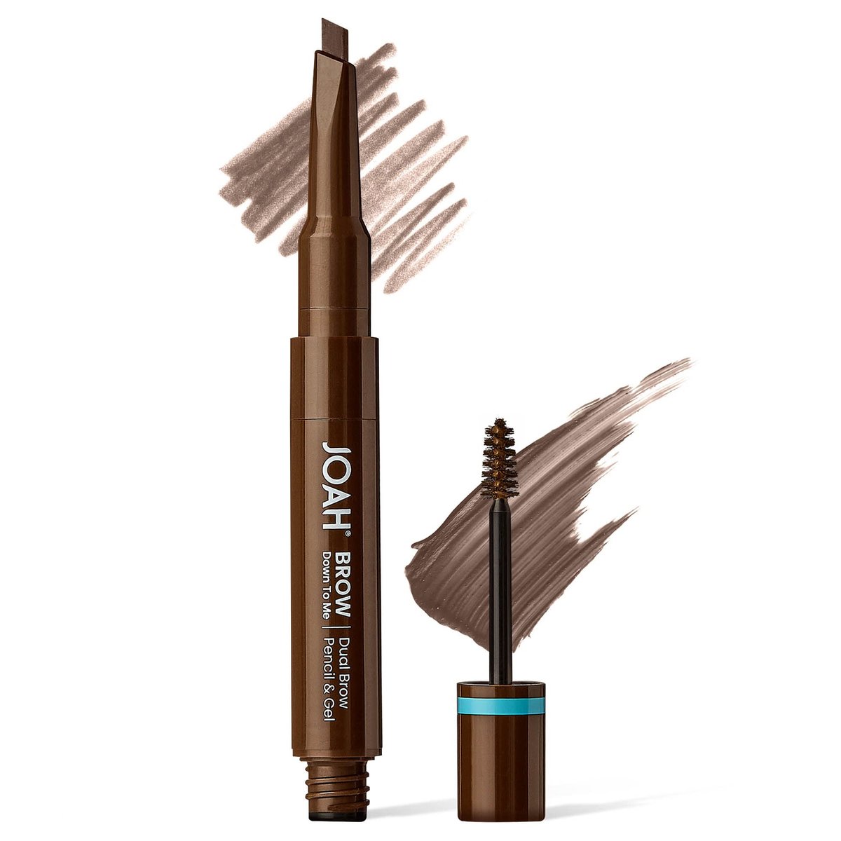 JOAH Brow Down To Me Dual Brow Pencil and Gel - Brunette - Long-Lasting Vegan Formula - görsel 1