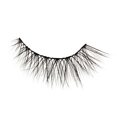 KISS Magnetic Curation False Eyelashes, 3 Pairs with 5 Double Strength Magnets, Wind Resistant, Dermatologist Tested, Reusable Up to 15 Times, Black, 3 Count