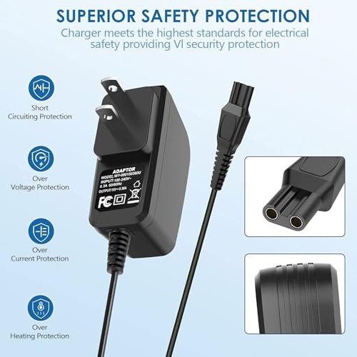 NFGEKT 15V Charger Cord Compatible with Norelco HQ8505 3000 5000 7000 9000 Series MG5750 MG7750 MG7790 Shaver - görsel 12