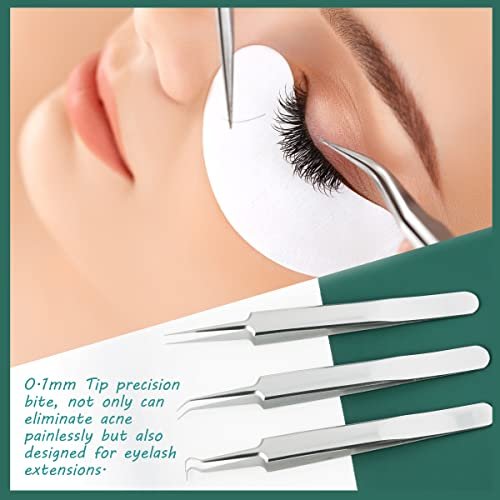 16-Piece Blackhead Remover Tools Kit - Premium Stainless Steel Pimple Popper Tool Set with Metal Box - görsel 6