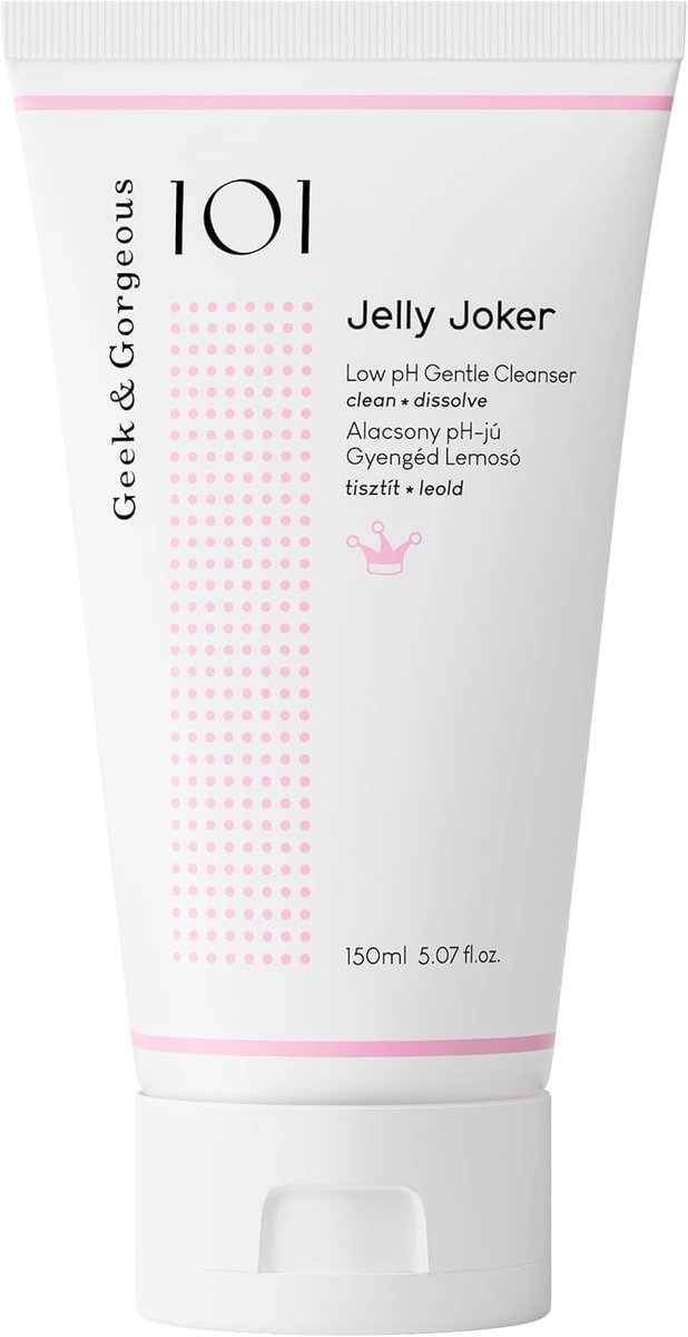 Jelly Joker Gentle Gel Cleanser & Makeup Remover – Non-Foaming, Low pH, Hydrating – For All Skin Types, Sensitive – 5.07 oz - görsel 1