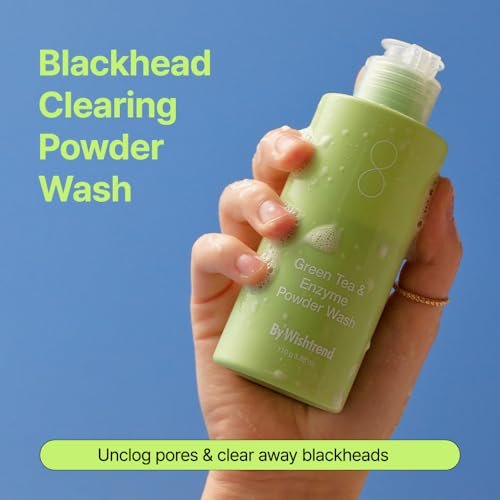 BY WISHTREND Green Tea & Enzyme Powder Wash - Gentle Face Wash for Sensitive Skin, Removes Impurities, Fragrance Free, 110g - görsel 4