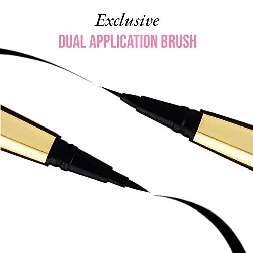 Rouge & Rogue Waterproof Liquid Eyeliner – Ultra-Black, Smudge-Proof, Long-Lasting, Vegan & Cruelty-Free Precision Brush Tip for Winged Liner & Cat Eye - görsel 6