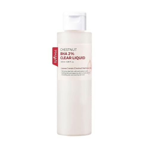 ISNTREE Chestnut BHA 2% Clear Liquid - Mild Exfoliating Toner for Deep Pore Care, Smoothing & Soothing, 100ml Avelisse