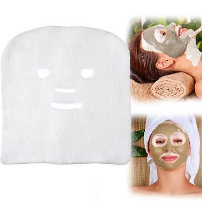 Leelosp 100 Pieces Precut Gauze Face Masks – Large Soft White Gauze Pads for Home Beauty Salon Spa Facial Treatments