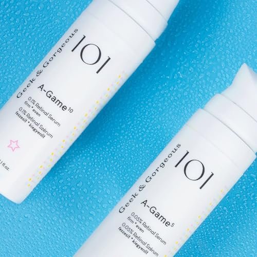 Geek & Gorgeous A-Game 10-0.1% Retinal Serum - High-Strength Anti-Aging Formula for All Skin Types, 1 oz - görsel 12
