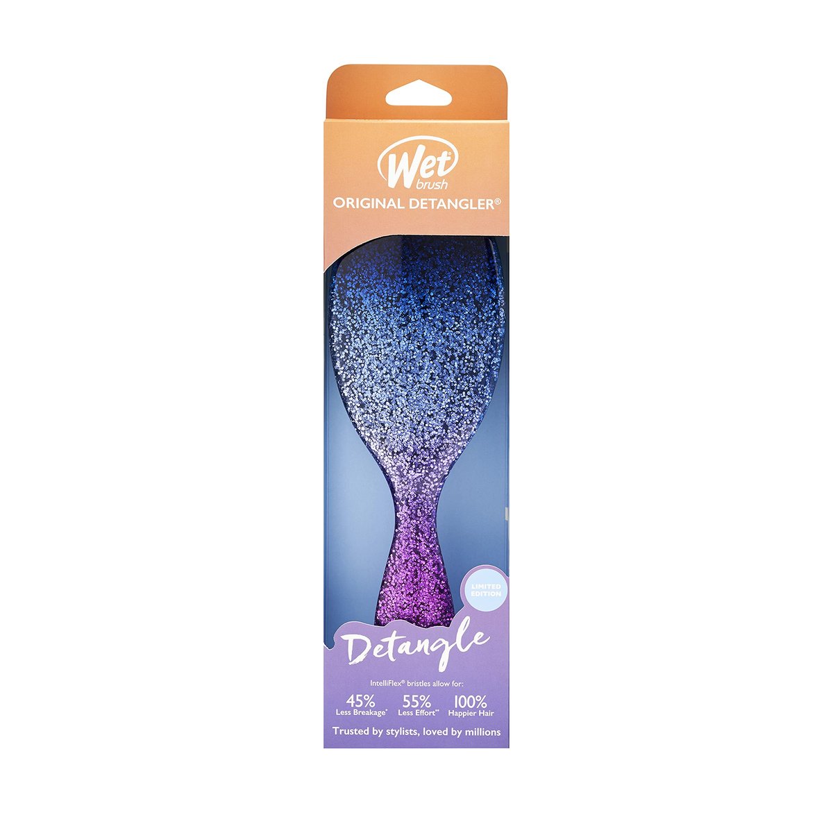 Wet Brush Original Detangler Brush - Magical Midnight - Ultra-Soft Intelliflex Bristles for Pain-Free Detangling - Suitable for All Hair Types - görsel 7