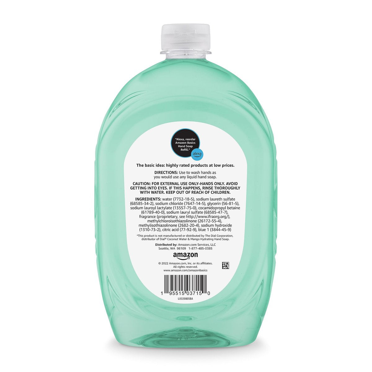 Liquid Hand Soap Refill, Mango & Coconut Water Scent, Dermatologist Tested, pH Balanced, 50 Fl Oz (Pack of 2) - görsel 10