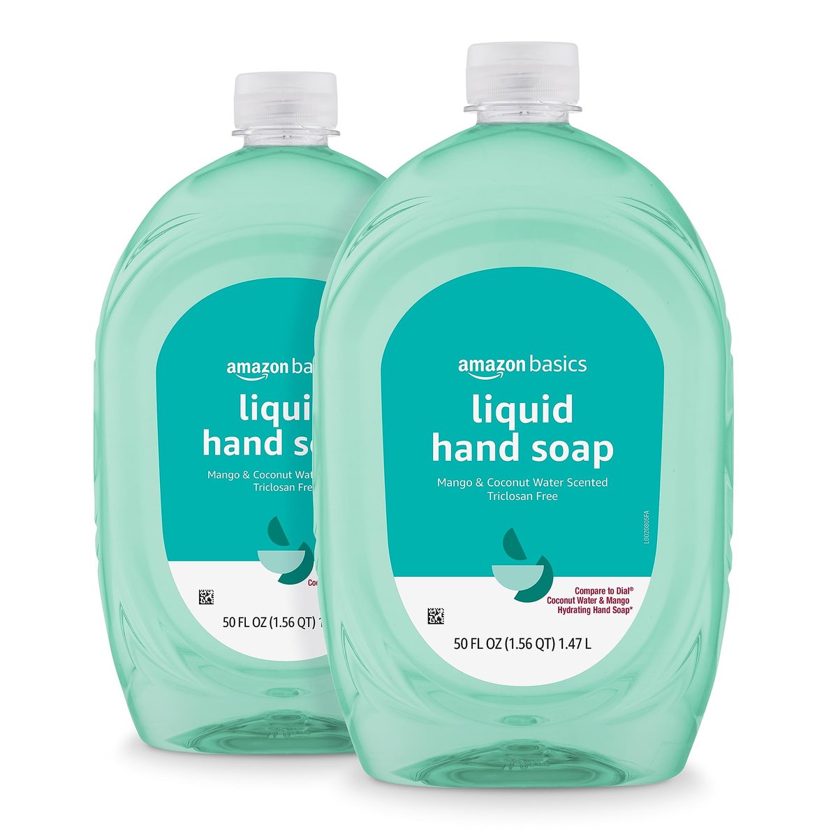 Liquid Hand Soap Refill, Mango & Coconut Water Scent, Dermatologist Tested, pH Balanced, 50 Fl Oz (Pack of 2) - görsel 2