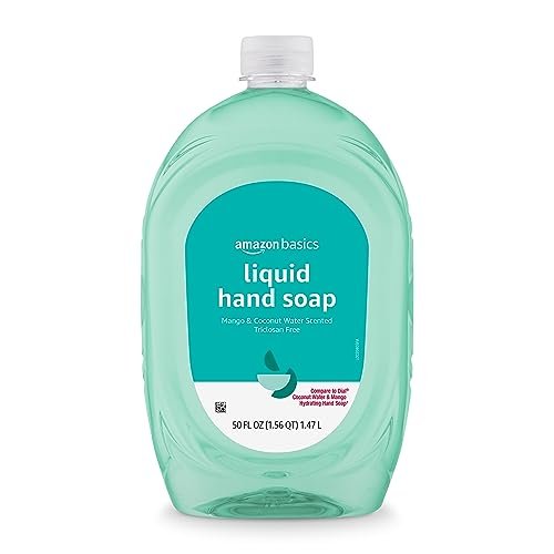 Liquid Hand Soap Refill, Mango & Coconut Water Scent, Dermatologist Tested, pH Balanced, 50 Fl Oz (Pack of 2) - görsel 3