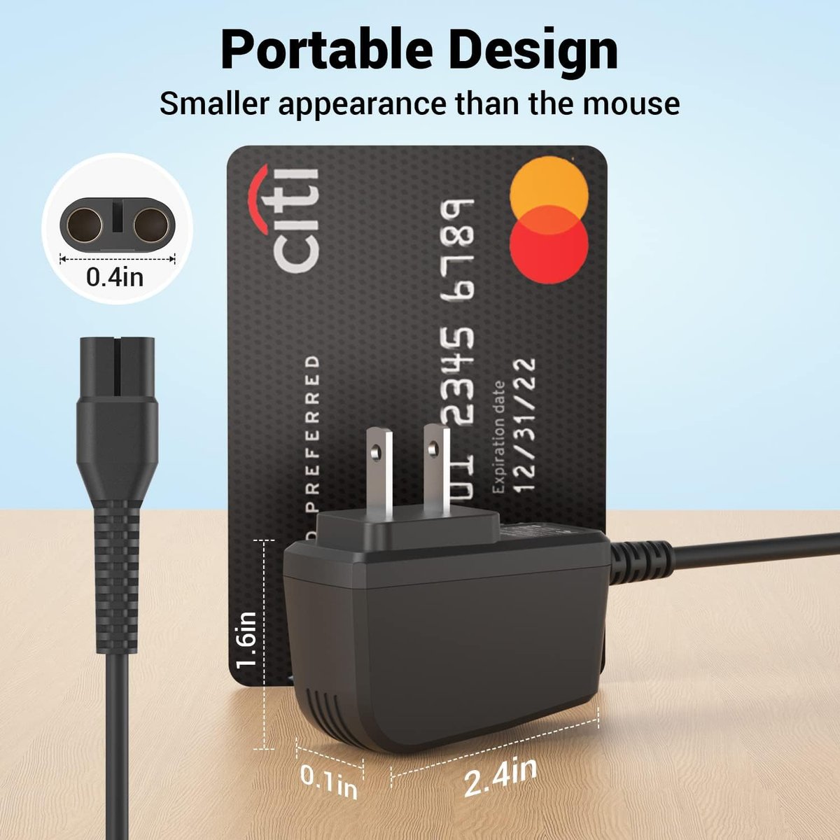 CGGXJP 4.3V Charger Compatible with Philips Norelco OneBlade (Old Model) A00390 QP2520 MG3740 QP2521 QP2522 QP2515 MG5700 MG3720 Electric Shaver Replacement Power Cord - görsel 12