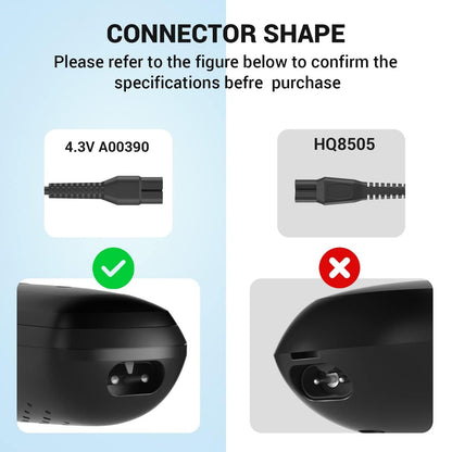 CGGXJP 4.3V Charger Compatible with Philips Norelco OneBlade (Old Model) A00390 QP2520 MG3740 QP2521 QP2522 QP2515 MG5700 MG3720 Electric Shaver Replacement Power Cord