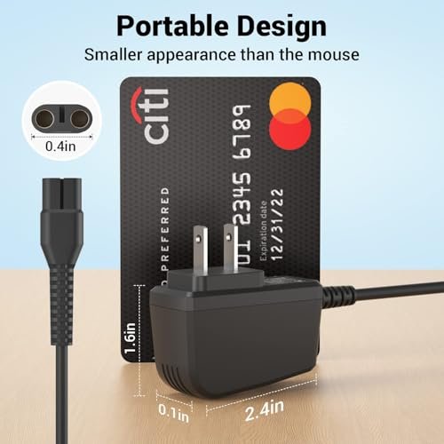 CGGXJP 4.3V Charger Compatible with Philips Norelco OneBlade (Old Model) A00390 QP2520 MG3740 QP2521 QP2522 QP2515 MG5700 MG3720 Electric Shaver Replacement Power Cord - görsel 11