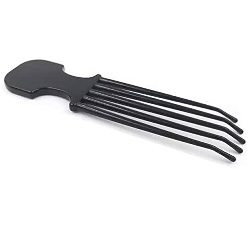 Coiffure Extensions CE Scalp Scratcher & Massager - Black Plastic Pocket Size Comb for Itchy Scalp Relief - görsel 2