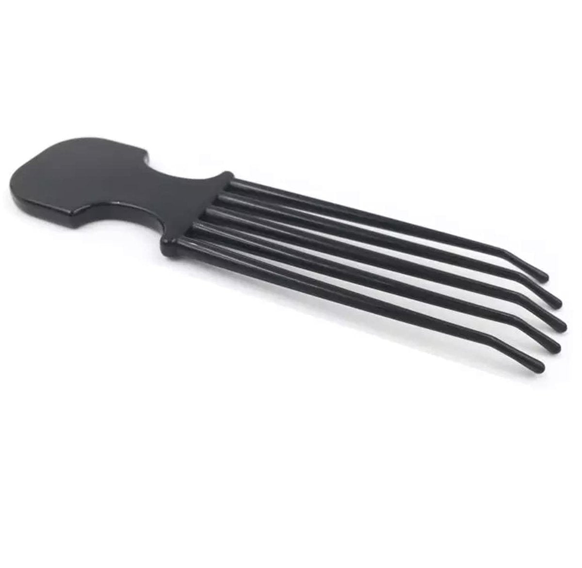 Coiffure Extensions CE Scalp Scratcher & Massager - Black Plastic Pocket Size Comb for Itchy Scalp Relief - görsel 1