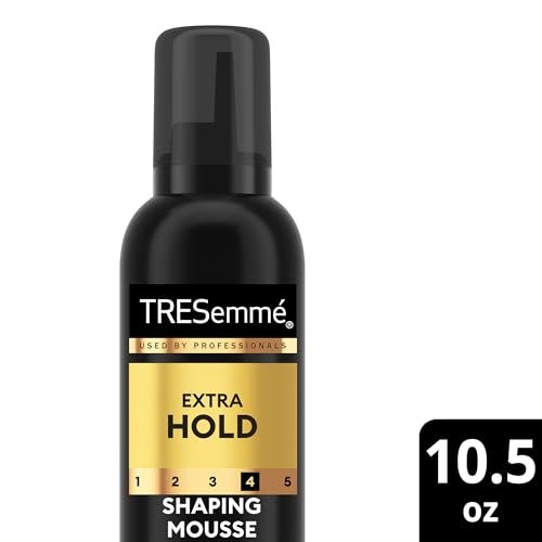 TRESemmé Extra Hold Shaping Mousse 2-Pack with Keratin Mask – 24H Frizz Control & Moisture Avelisse