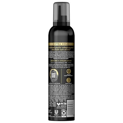 TRESemmé Extra Hold Shaping Mousse 2-Pack with Keratin Mask – 24H Frizz Control & Moisture Avelisse