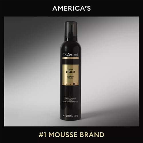 TRESemmé Extra Hold Shaping Mousse 2-Pack with Keratin Mask – 24H Frizz Control & Moisture Avelisse