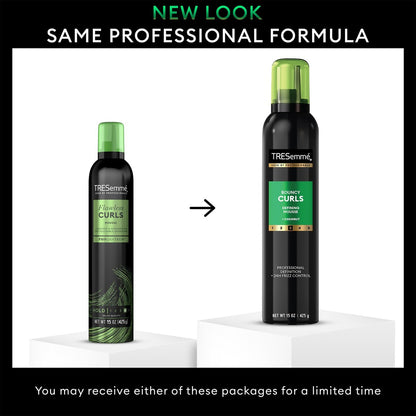 TRESemmé Defining Hair Mousse Bouncy Curls 2-Pack with Nourishing Coconut & Avocado Oil + Keratin Hair Mask Avelisse