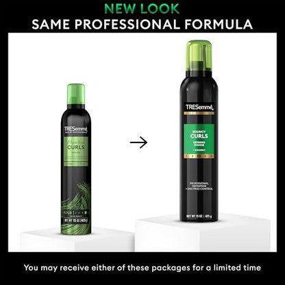 TRESemmé Defining Hair Mousse Bouncy Curls 2-Pack with Nourishing Coconut & Avocado Oil + Keratin Hair Mask Avelisse