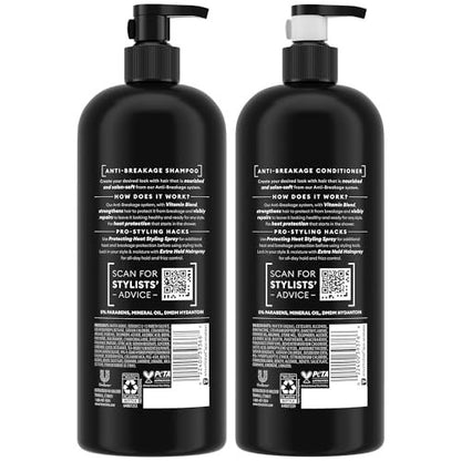 TRESemmé Anti-Breakage Shampoo, Conditioner & Keratin Mask Set - Strengthening for Dry, Damaged Hair, 28 oz Duo Avelisse
