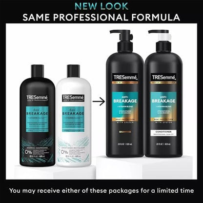 TRESemmé Anti-Breakage Shampoo, Conditioner & Keratin Mask Set - Strengthening for Dry, Damaged Hair, 28 oz Duo Avelisse