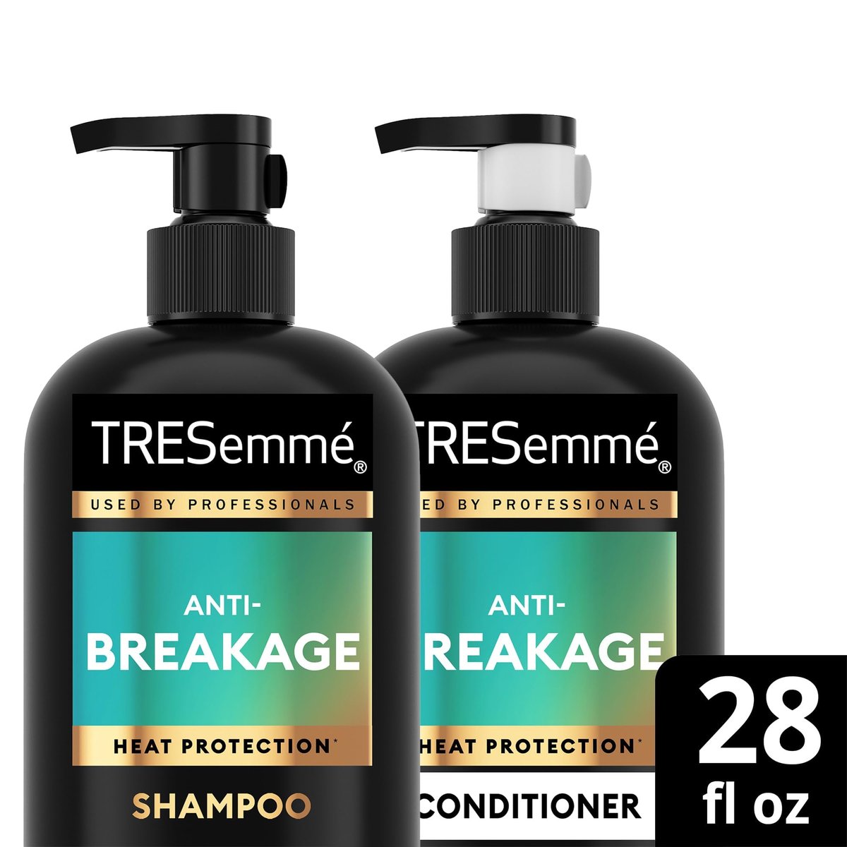 TRESemmé Anti-Breakage Shampoo, Conditioner & Keratin Mask Set - Strengthening for Dry, Damaged Hair, 28 oz Duo Avelisse