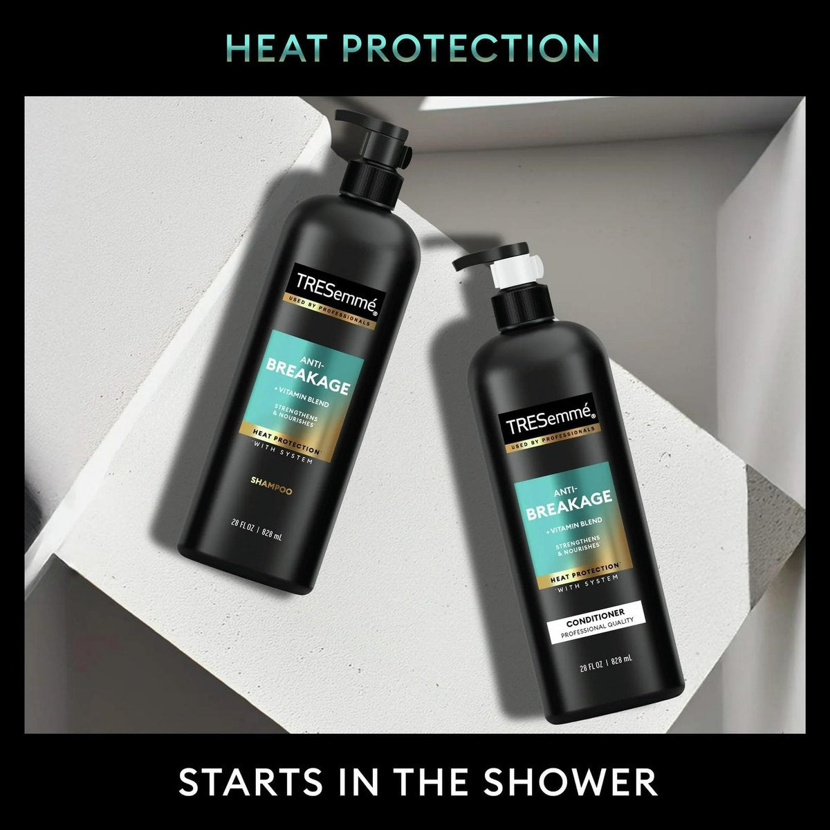 TRESemmé Anti-Breakage Shampoo, Conditioner & Keratin Mask Set - Strengthening for Dry, Damaged Hair, 28 oz Duo Avelisse